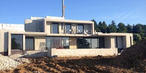 Construction d'une villa maison contemporaine architecte en Isère
