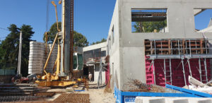 Construction de logements collectifs en béton armé